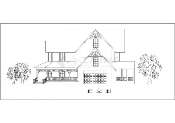 [方案]别墅设计方案集-M型别墅-图二