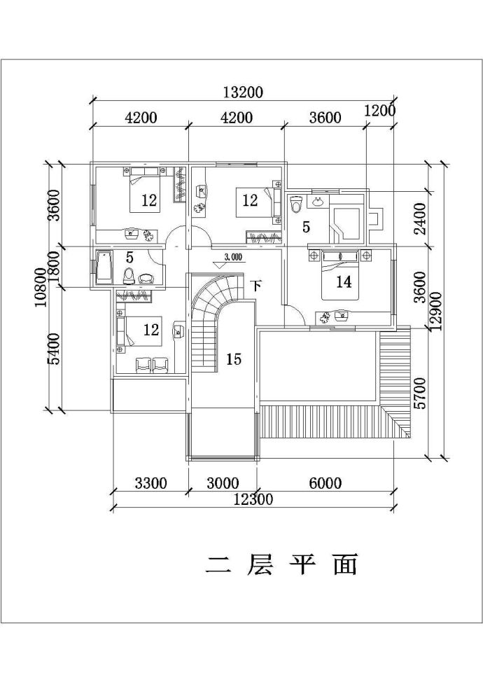 [方案]别墅设计方案集-H型别墅_图1