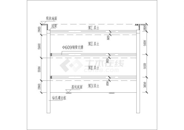 [北京]地铁车站结构及车站工程筹划初步设计（45张图纸）-图一