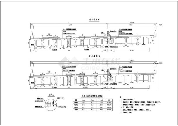 分离式双幅立交桥扩建工程施工图设计-图二