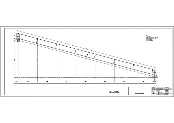 新疆某选厂钢结构皮带通廊全套结构图_图1