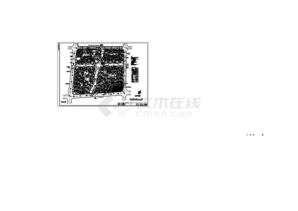 十个知名地产项目景观设计CAD总平面图-图二