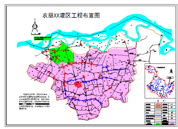 [黑龙江]农垦灌区工程布置图（供8张图纸）-图二