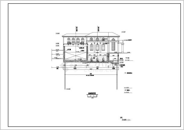 江浙地区典型排涝泵闸全套结构设计图-图二