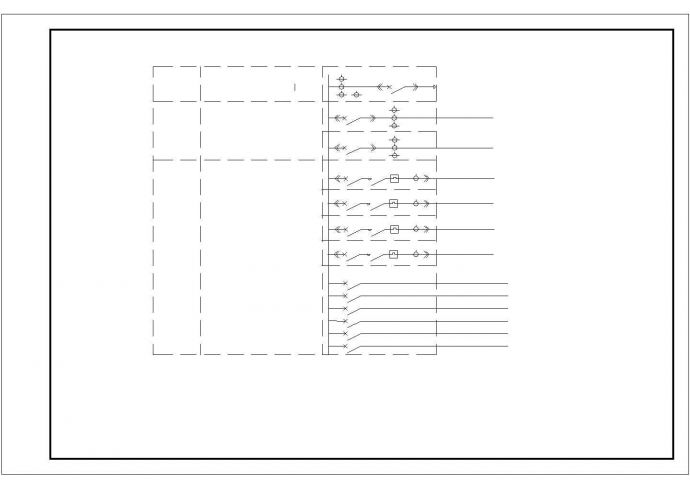 某大学空调配电CAD平面布置参考图_图1