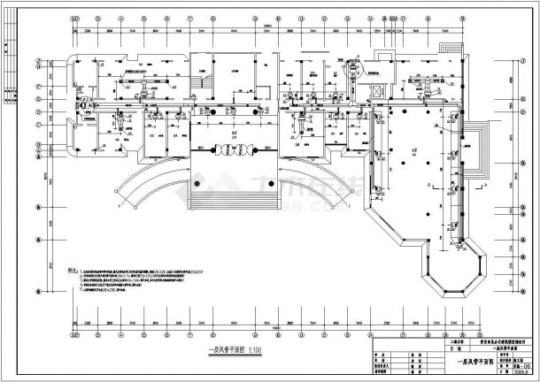 西安市某办公楼空调系统毕业设计-图二