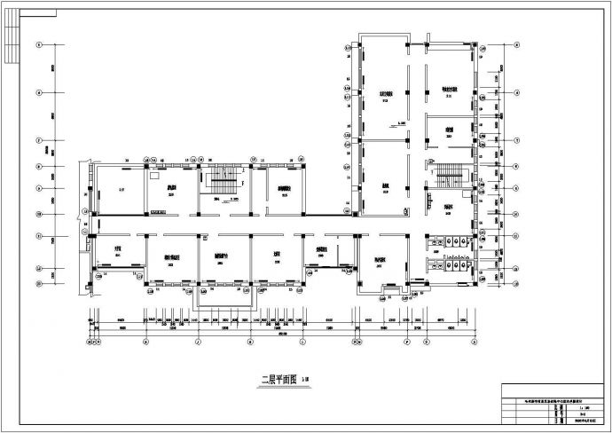 哈尔滨某建筑工程的供热工程设计图纸_图1