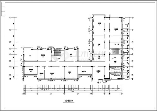 哈尔滨某建筑工程的供热工程设计图纸-图二