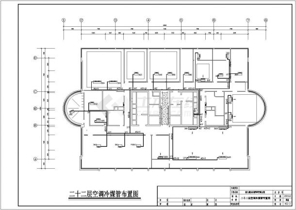 福建某办公大楼部分VRV空调工程设计图-图二