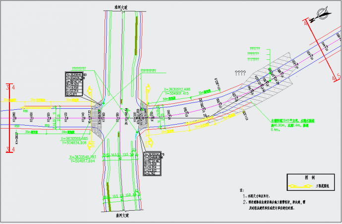 [安徽]红线宽24m中型路面交通城市次干路道路工程施工图195张（含交通排水）_图1