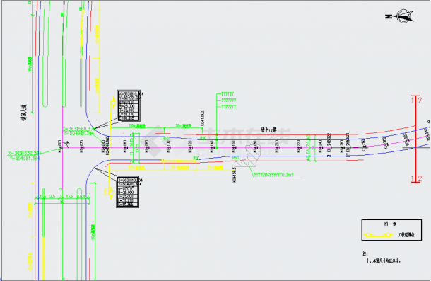 [安徽]红线宽24m中型路面交通城市次干路道路工程施工图195张（含交通排水）-图二