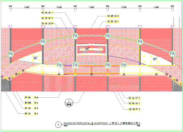 广州购物中心景观工程施工图全套-图二