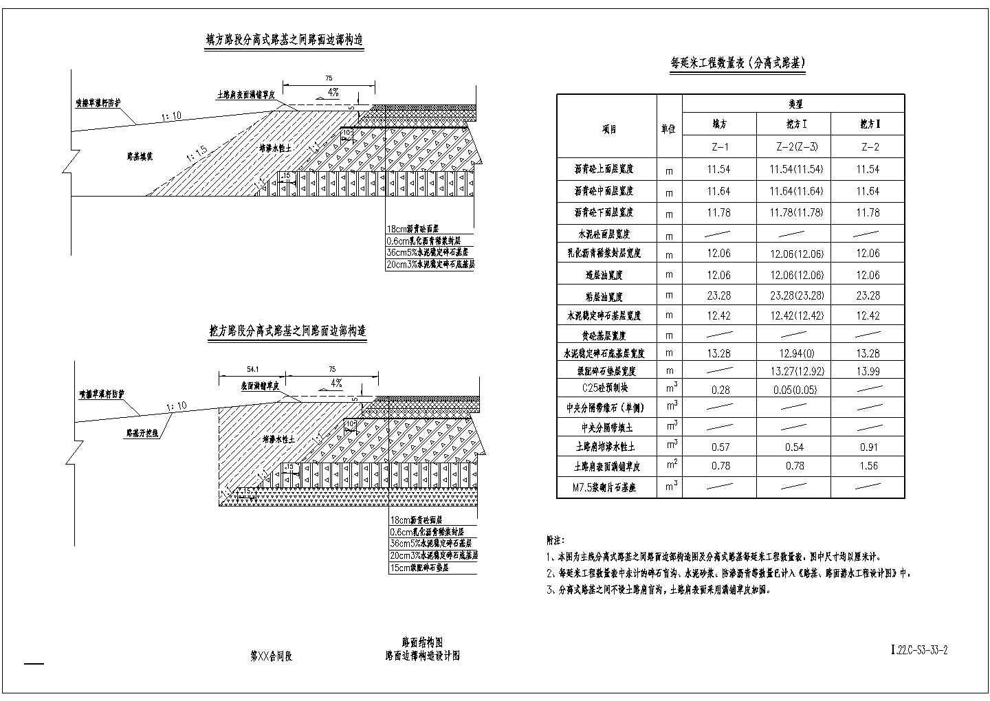 [湖北]高速公路沥青路面结构层施工图设计