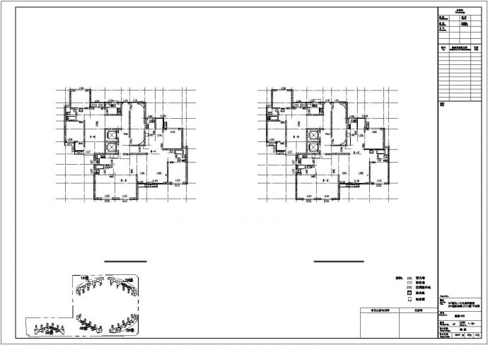 某小区住宅建筑设计户型图-D_图1