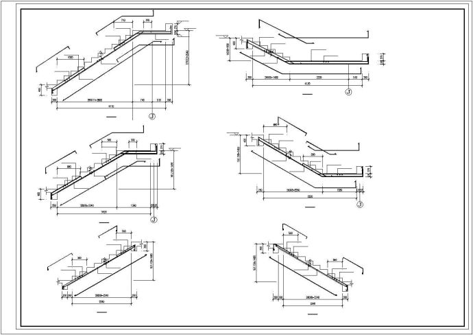 某剪力墙楼梯节点构造详图_图1