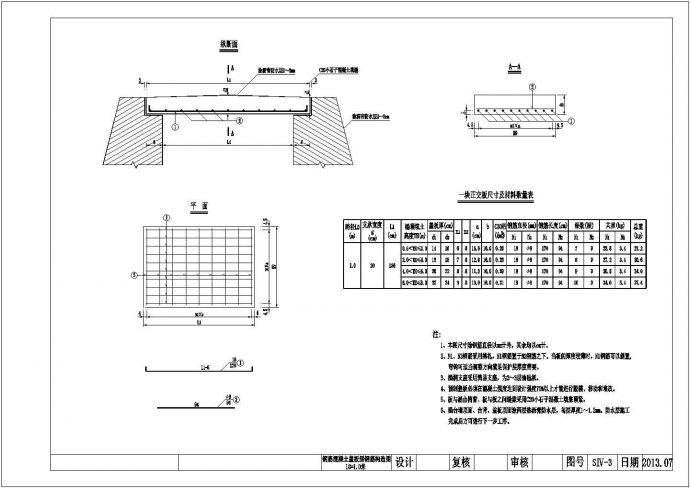 钢筋混凝土盖板涵施工图设计_图1