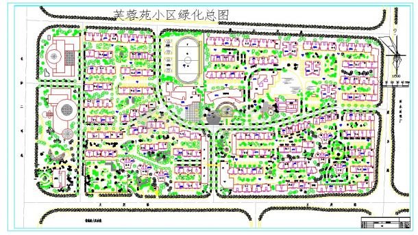 整理小区园林施工图（包含8套图纸）-图二