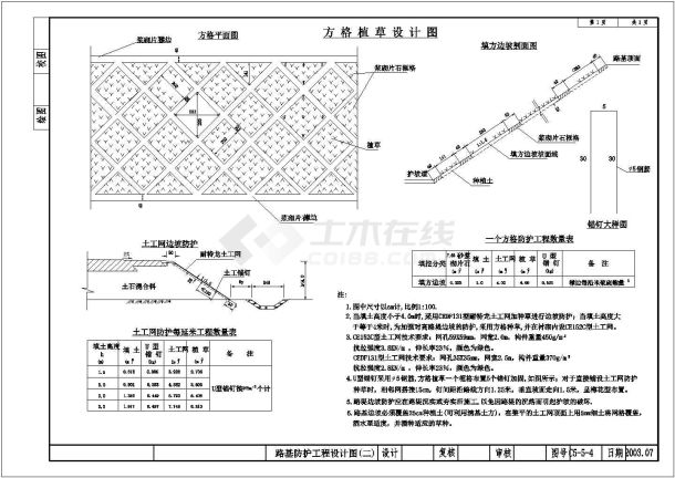 路基、路面、防护设计的一般通用图-图二