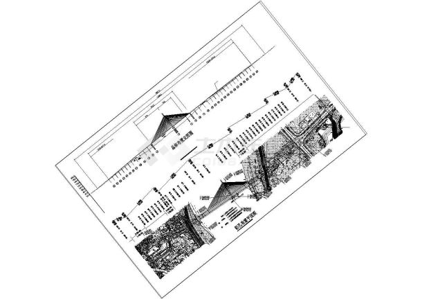 大桥钻孔位布置图及桥立面图-图一