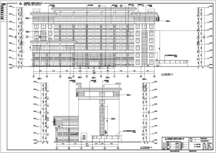某地7层框架结构办公楼建筑设计施工图_图1