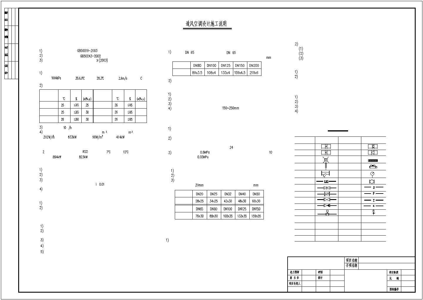 【苏州】宾馆酒店空调设计施工图(含空调设计计算书)