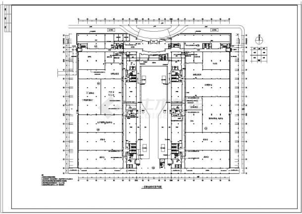某厂房车间电气设计平面图纸（13张）-图一