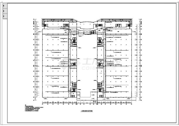 某厂房车间电气设计平面图纸（13张）-图二