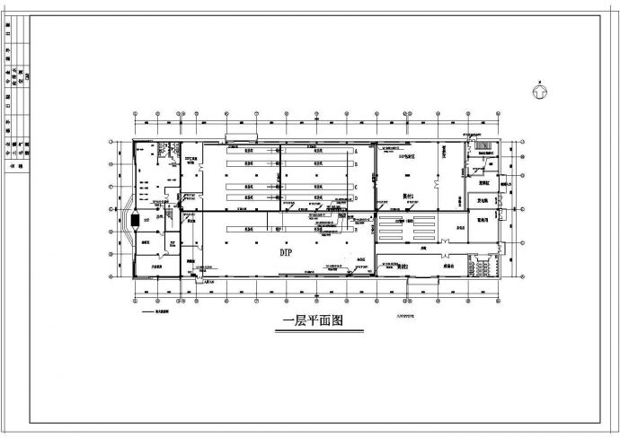 某厂房车间电气平面图设计（16张）_图1