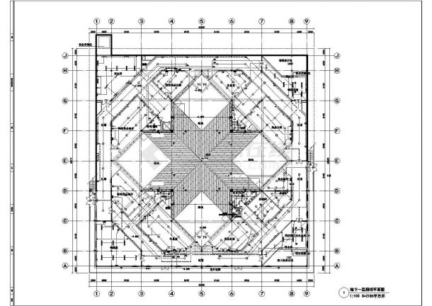  Full set of electrical construction drawings of a third floor exhibition center in Xinyu, Jiangxi - Figure 2