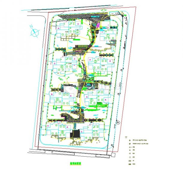 最新整理小区绿化设计图纸（12个文件）-图一