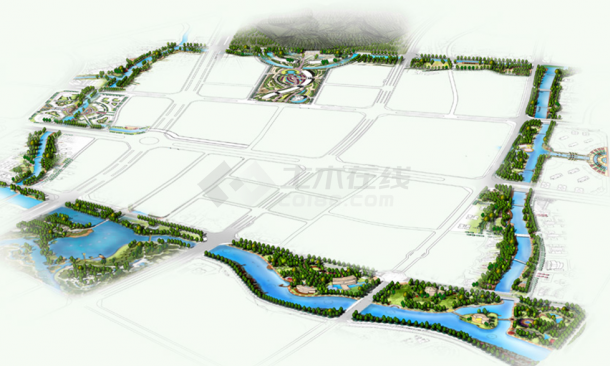 乐清市中心区环河景观设计－Atkins-图一