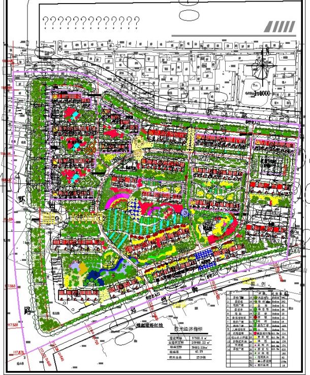 整理小区绿化设计图纸（74个文件）-图二