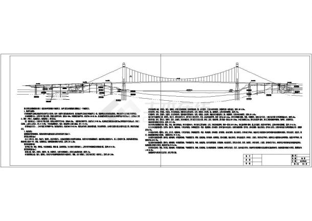 45+410+45m羊角编钟造型悬索桥实施性施工组织设计（110页附多个CAD图）-图一