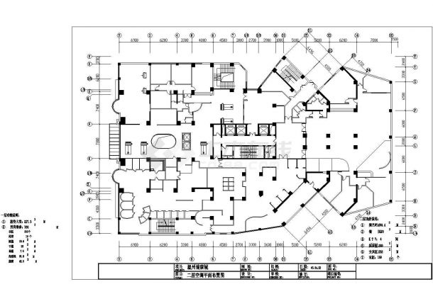 某地四层楼桑拿城中央空调设计图图-图二