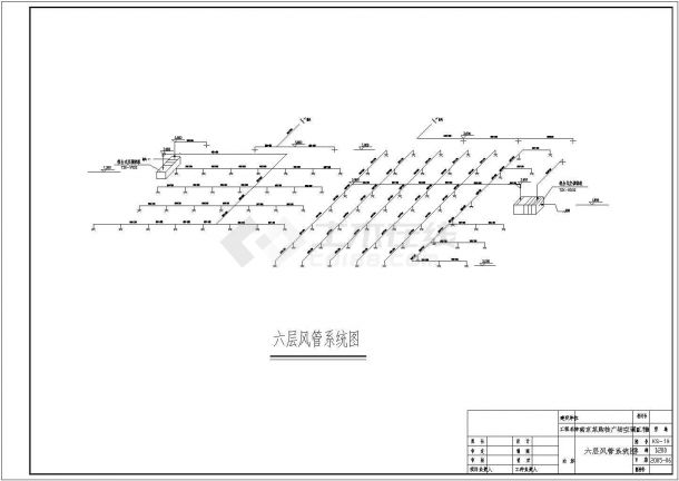 南京某购物广场空调设计cad图-图二