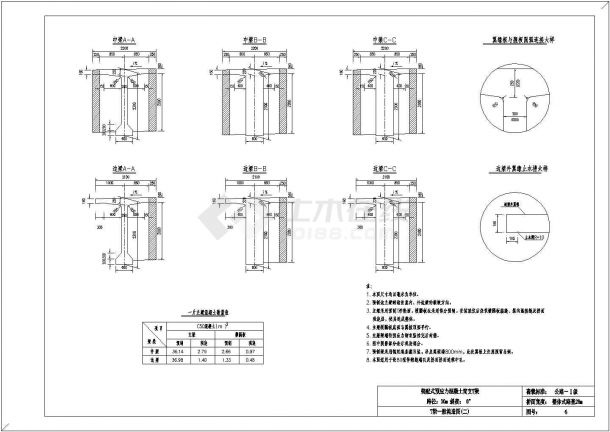 装配式预应力混凝土简支T梁上部构造通用图[跨径：35m，桥面宽度：整体式路基28.0m]-图一