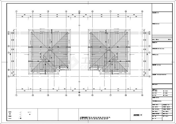 【江苏】三层框架结构别墅建筑设计施工图-图二