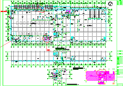 【湖南】某地某多层厂房设计施工图-图一