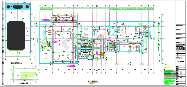 【山西】太原东山国际会所三层建筑设计施工CAD图纸-图二