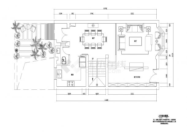 欧式风格三层别墅雅居装修施工CAD图纸（含地下室、阁楼）-图一