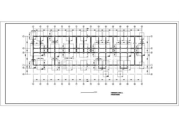某景区框架结构综合办公楼结构设计施工图纸-图二