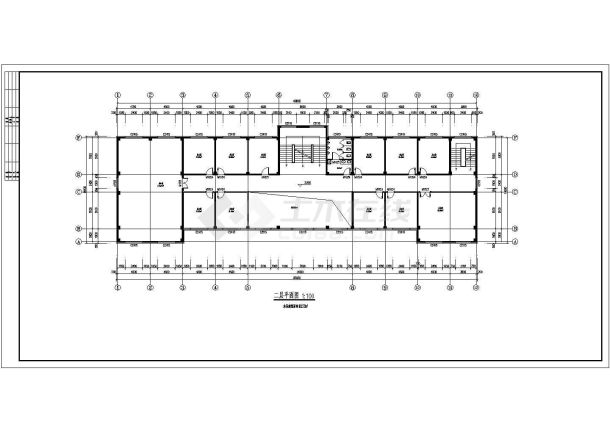 某地五层商务楼全套建筑设计施工图及效果图-图一