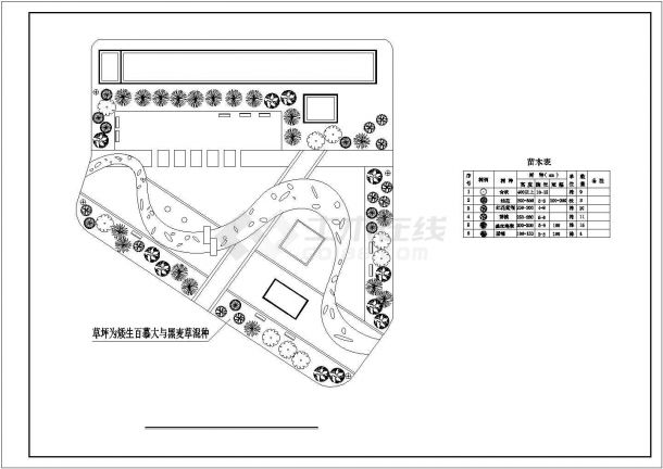 小区绿化设计图纸(共13个CAD 文件)-图二