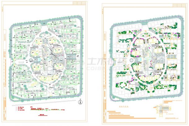 小区园林绿化设计图纸（41个CAD文件）-图一