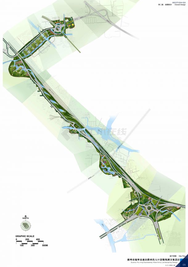 【苏州】沪宁高速公路西出入口景观规划方案设计-图一