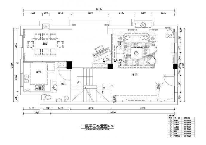 【南京】弘景雅墅欧式风格三层别墅售楼处样板房装修设计CAD图纸_图1