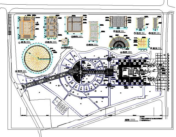 公园规划设计CAD图（20个CAD文件）-图二