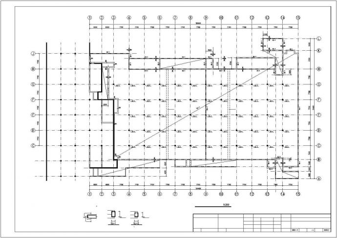 某地下室人防结构详图（共12张图纸）_图1