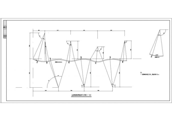 [节点详图]某弧形装饰钢楼梯节点构造详图_图1