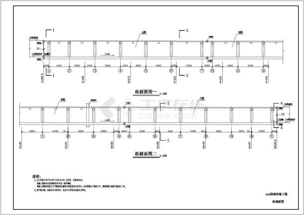 广州某河涌整治全套结构图（含施工措施及方法）-图二